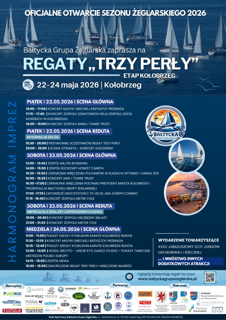 Plakat Regat Trzy Perły